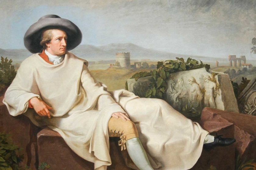 Berühmtes Bild Goethes. Ob über ihn wohl eine Regelanfrage eingeholt worden wäre?