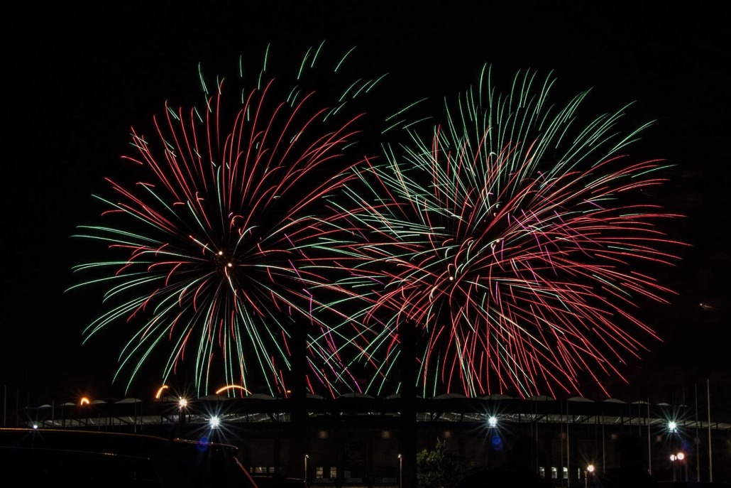 Feuerwerk über Berlin